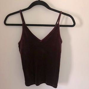 American Eagle Velvet Tank Top